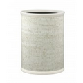 14" Stucco Cork Oval Waste Basket